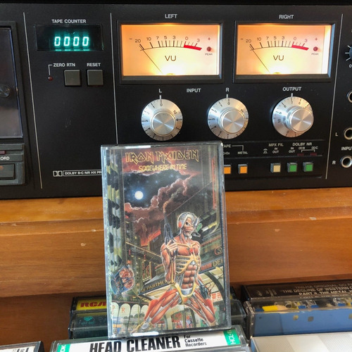 Imagem 1 de 5 de Fita K7 Iron Maiden - Somewhere In Time (original 1986)
