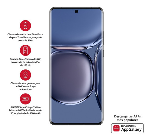 Imagen 4 de 7 de Smartphone Huawei P50 Pro 8gb+256gb Dual Sim + Regalos