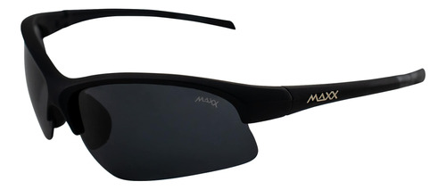 Gafas De Sol Maxx Domain Montura Negra Lentes Ahumadas Polar