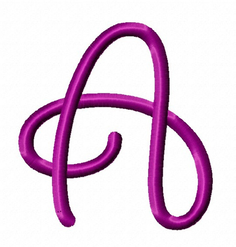 Matriz De Bordado Alfabeto Com Letras Festivas Completo 07