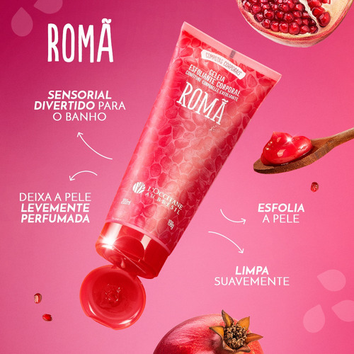 Geleia Esfoliante Corporal Romã 200 Ml - Loccitane Au Bresil