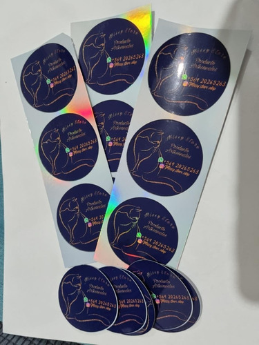 Imagen 1 de 1 de Stickers Troquelados Holográficos