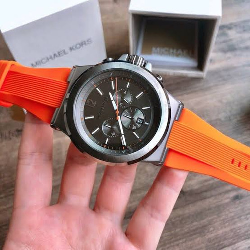 Reloj Michael Kors Dylan Naranja Mk8296 (Reacondicionado)