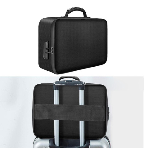 Fireproof Bag, Laptop Organizer With Lock,