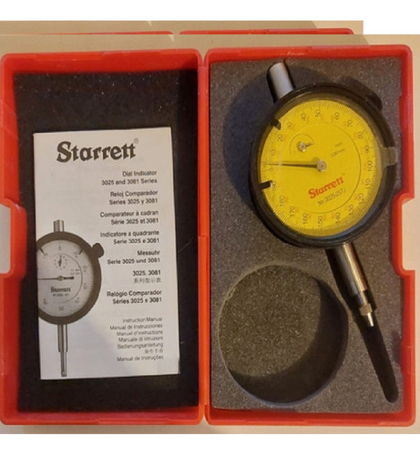 Reloj Comparador Análogo (10mm / 0.01mm) - Starrett B20