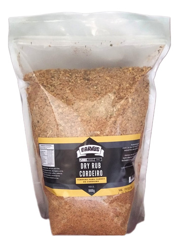 Dry Rub Cordeiro Bravus Bag 1800g