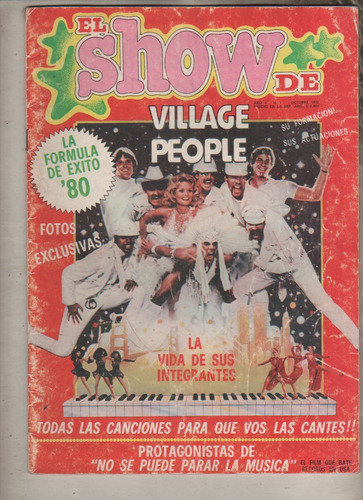 Revista * El Show De Village People -* Nº 1 - Año 1980 Unica