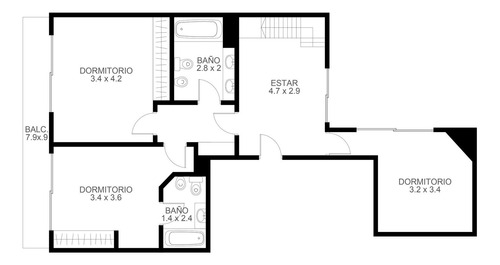 Departamento - Duplex - 4 Ambientes Con Doble Balcon - San Telmo .