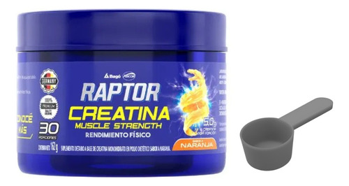 Creatina 162 Gr Sabor Naranja Raptor Arcor Con Scoop Oferta Naranja