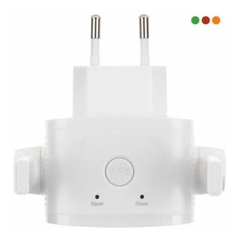 Imagen 2 de 6 de Extensor Amplificador Repetidor Señal Internet Wifi 300 Mbps