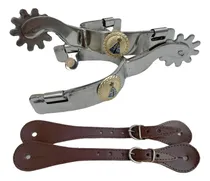 Comprar Espora Santinha Quarto De Milha Inox Montaria Cavalo Doma