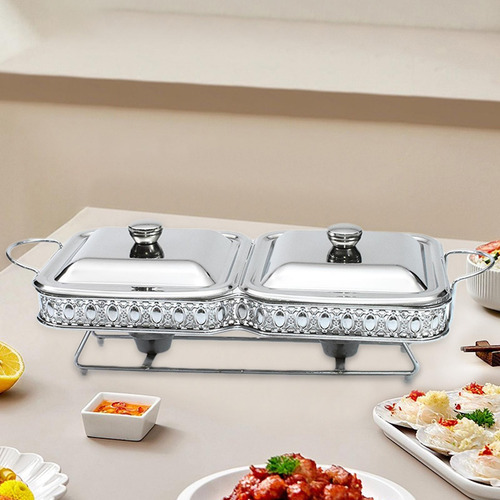 Chafer Buffet Server Calentador De Alimentos Olla Para Plata