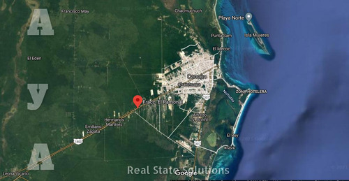 Terreno Ecológico, Venta De 3,750 M2, Fracc. El Ramonal, Km 15, Cancún-mérida