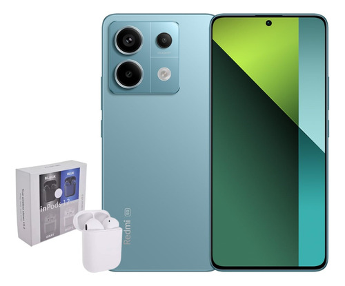 Xiaomi Redmi Note 13 Pro 5g Dual 512gb 12ram Teal / Air Pods Genericos