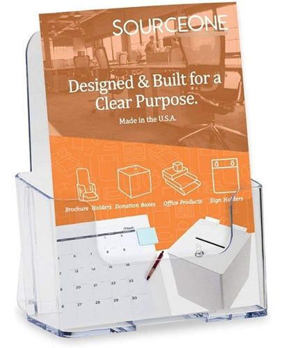 Fuente One Bi Fold Brochure Holder Standard Booklet
