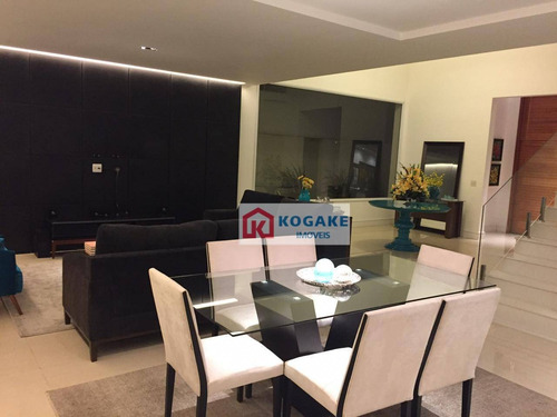 Sobrado À Venda, 450 M² Por R$ 2.000.000,00 - Condomínio Residencial Jaguary - São José Dos Campos/sp - So0823