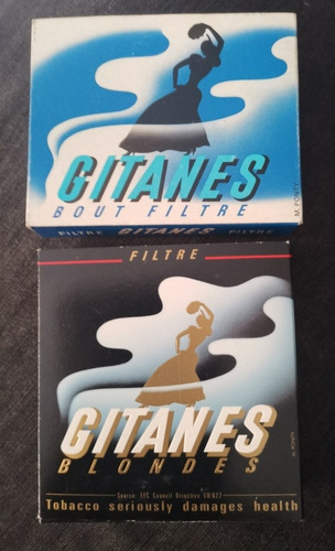 Cajitas Antiguas Gitanes Negros Y Rubios Importados (Usado)