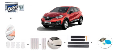  Combo De Accesorios De Protección Para Renault Captur 2017