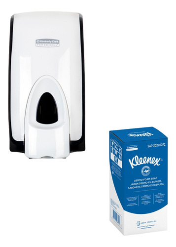 Dispenser Y Jabón En Espuma Kleenex X 800 Ml Kimberly Clark Blanco