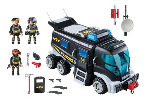 Playmobil 9360 Camión De Fuerzas Especiales Swat City Action