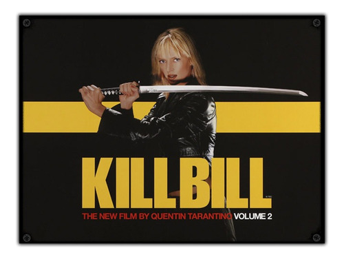 #1108 - Cuadro Vintage - Kill Bill Tarantino Cine No Chapa