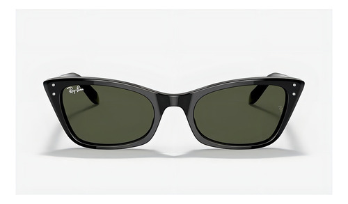 Óculos Ray-ban Lady Burbank Rb2299 - Preto - 901-31/55 Cor Branco Desenho Mirror