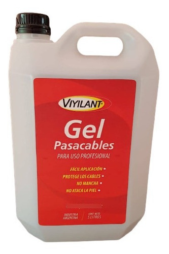 Lubricante Pasacables En Gel - 5lt. Viyilant