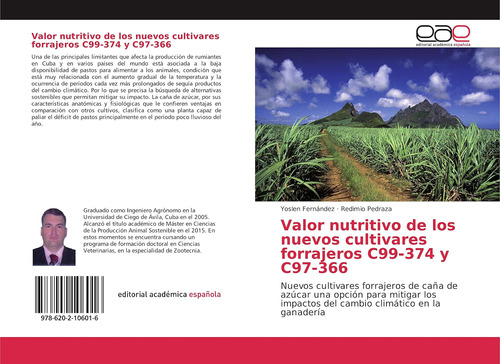 Libro: Valor Nutritivo De Los Nuevos Cultivares Forrajeros C