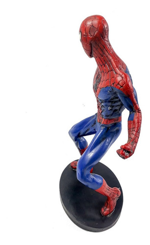 Imagem 4 de 6 de Personagem Filme Homem Aranha Em Resina Azul Vermelho