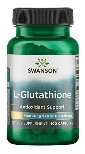 Imagen 1 de 1 de L Glutathione Glutation 100mg 100cap Swanson