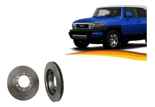 Disco Freno Toyota Fj Cruiser 2008 / 2017 El Par Delantero