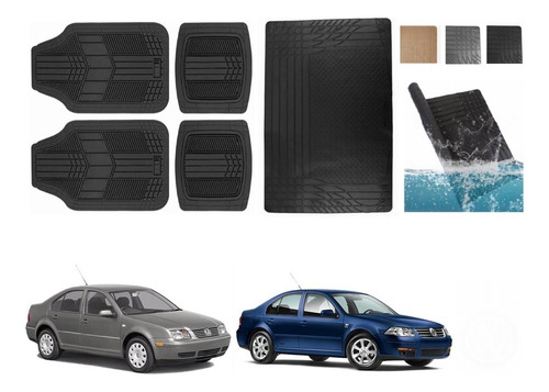 Tapetes Prime 4pz + Cajuela Vw Jetta A4 1999 - 2009 2010 Black