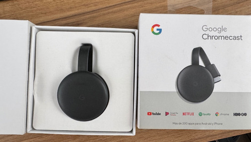 Google Chromecast 3.a Gen Negro