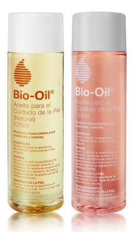 Bio Oil Natural 125ml + Bio Oil 125ml Fragancia Neutro Tipo De Envase Pote
