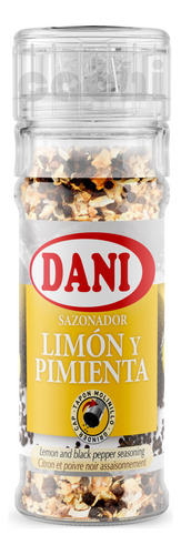 Molinillo De Limón Y Pimienta Negra Dani 35gr