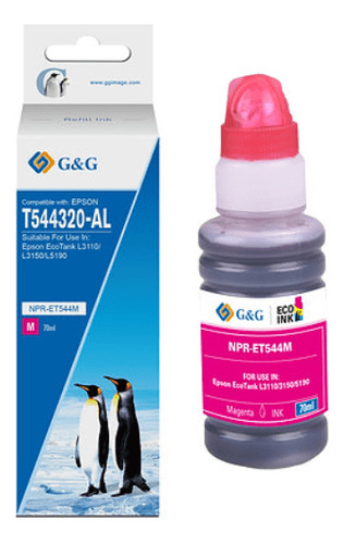 Tinta G&g Bt70ml. Magenta Premiun (epson T544)