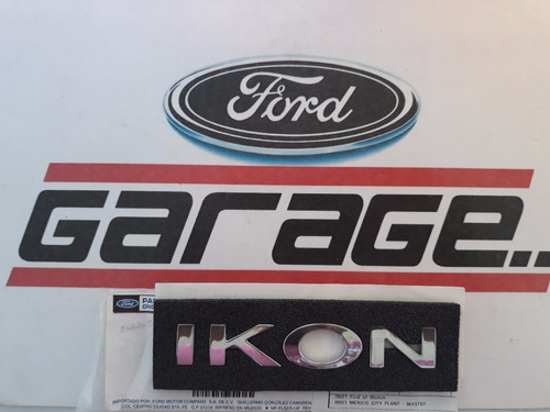 Emblema Ford Ikon 2012 Al 2015 Original Con Envio Gratis