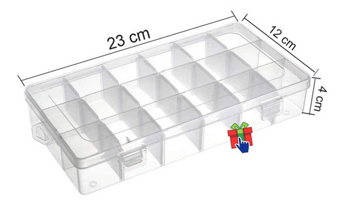 Imagen 4 de 10 de Set X 2 Caja 18 Divisiones Armado Bijouterie Joyas Collares