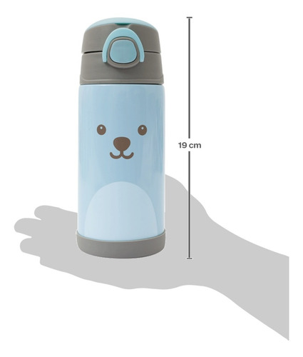 Imagem 6 de 10 de Garrafa Térmica Infantil Criança P/ Água Suco Inox Envio 24h