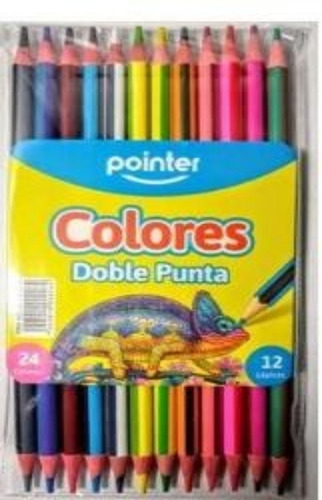 Lapices De Colores Doble Punta 12pz Mayor Y Detal