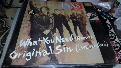 Inxs What You Need (remix) Vinilo Maxi Argentina Impecable