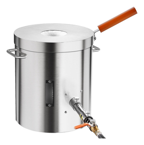 Kit Horno Fundidor De Propano 8 Kg Con Crisol Y Pinzas Metal
