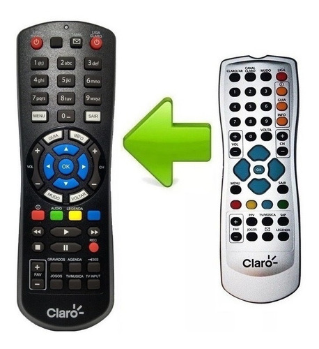 Controle Remoto Via Embratel / Claro Tv  Digital