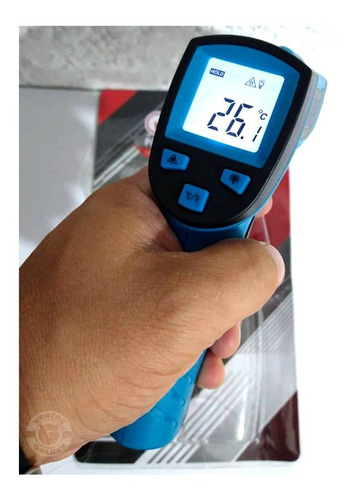 Imagen 4 de 6 de Pistola De Temperatura Laser Marca Everwell Modelo Wh380