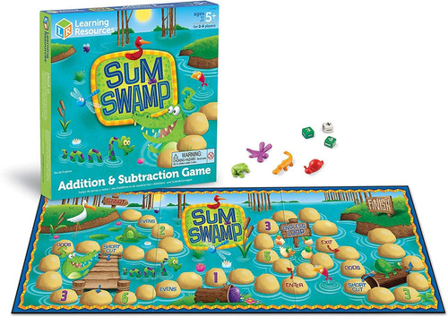 Recursos De Aprendizaje: Sum Swamp Game Homeschool