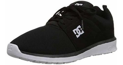 Zapato Del Patín De Dc Heathrow, Negro / Blanco, 9,5 D D De 