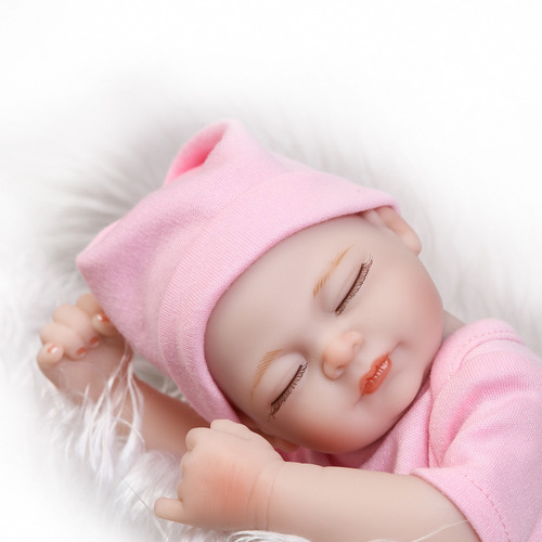 Imagen 8 de 8 de Reborn Baby Doll Niña Bebé Baño Juguete Completo Silicona Cu