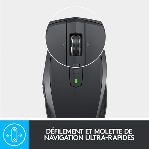 Logitech Mx Anywhere 2s Mouse Graphite, Inalámbrico,