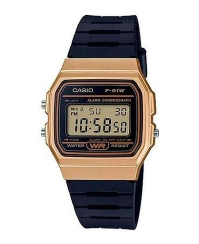 Relógio Casio F-91wm-9adf 100% Original Com Nota Fiscal 