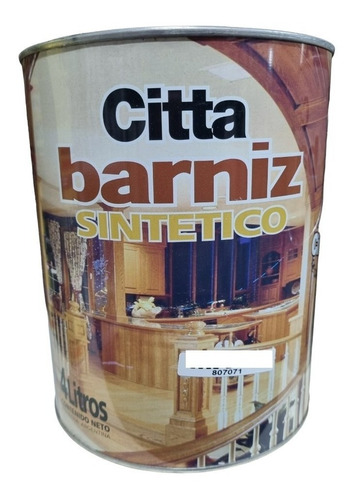 Pintura Barniz Sintético Mate Citta 4 Litros